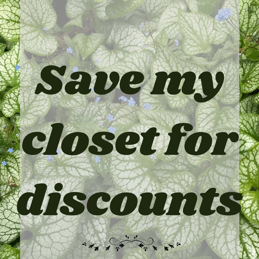 Save My Closet for Future Sale Notifications